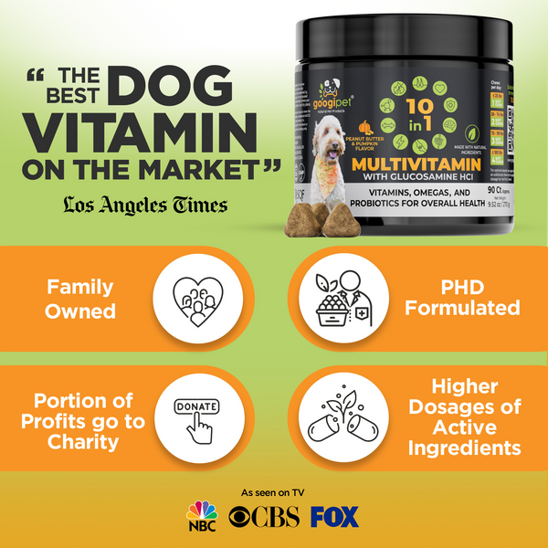 10 in 1 Multivitamin Chews for Dogs (Peanut Butter & Pumpkin Flavor) - gocyberbiz.com
