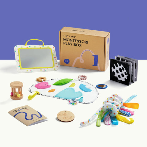 Tiny Land® Montessori Toys for Newborns (0–3 Months) - gocyberbiz.com