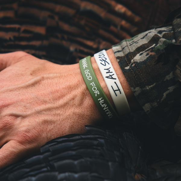 (3 Pack) Thank God For Hunting Bracelet - gocyberbiz.com