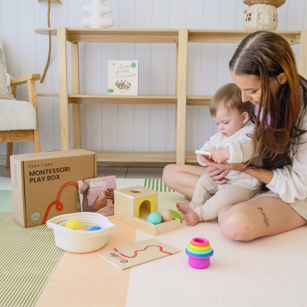 Tiny Land® Montessori Toys for Newborns (7–9 Months) - gocyberbiz.com
