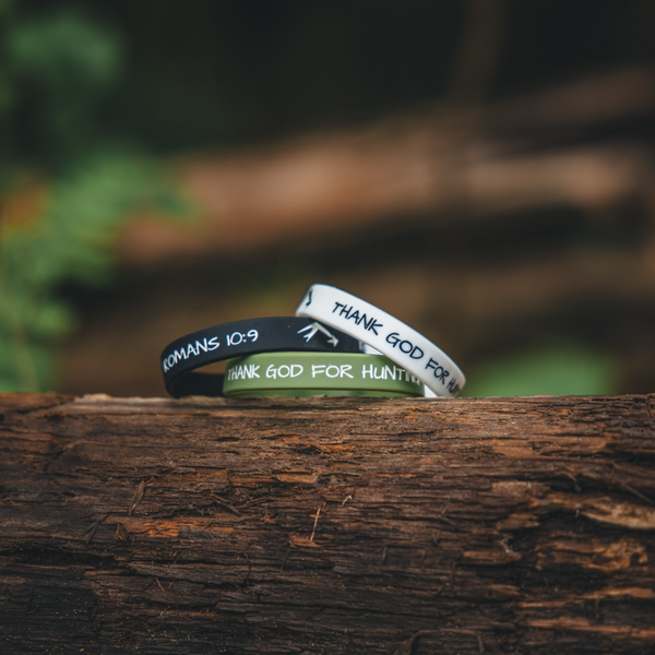 (3 Pack) Thank God For Hunting Bracelet - gocyberbiz.com