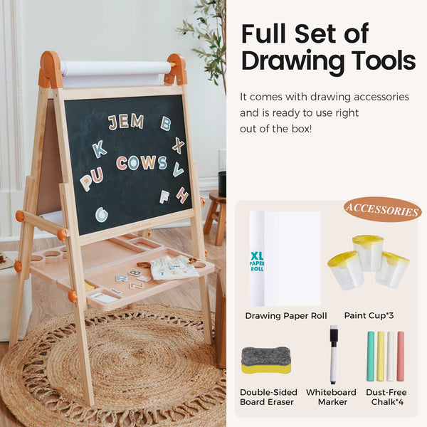 Tiny Land® Magnitales Easel for Kids - gocyberbiz.com