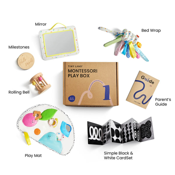 Tiny Land® Montessori Toys for Newborns (0–3 Months) - gocyberbiz.com
