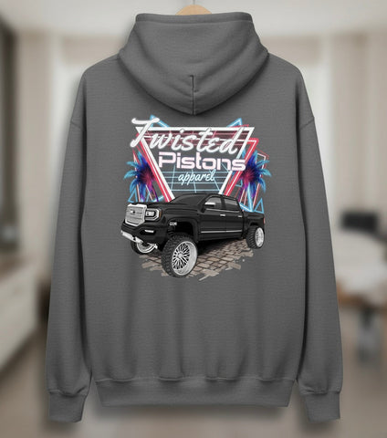 Retro Black Sierra Hoodie - gocyberbiz.com