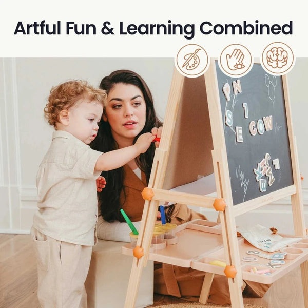 Tiny Land® Magnitales Easel for Kids - gocyberbiz.com