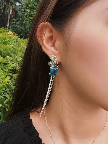 Cubic Zirconia Fashion Women's Earrings Daily Decoration