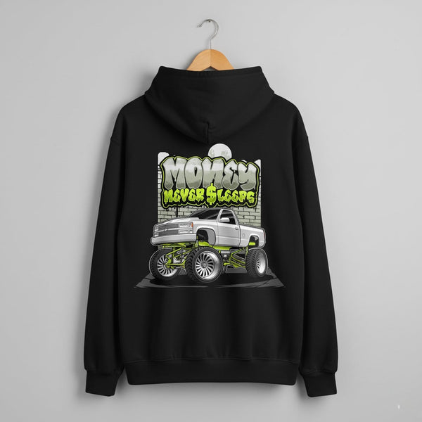 Money Never Sleeps Hoodie - gocyberbiz.com