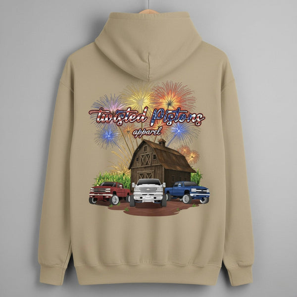 Red White & Blue GM Hoodie - gocyberbiz.com