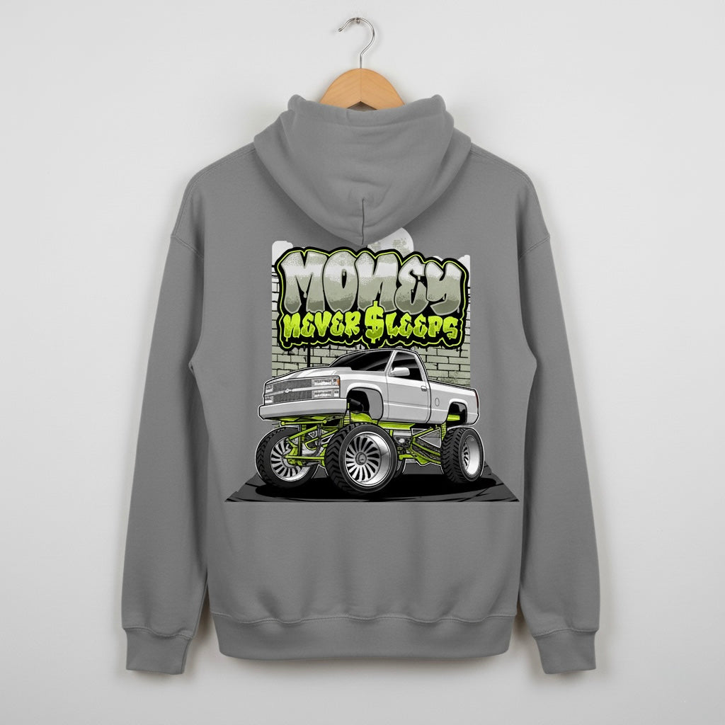 Money Never Sleeps Hoodie - gocyberbiz.com