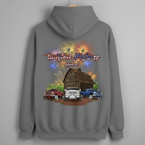 Red White & Blue GM Hoodie - gocyberbiz.com