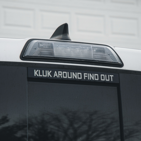 KLUK AROUND FIND OUT DECAL - gocyberbiz.com