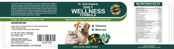 Pet's Daily Wellness Formula - For Pets With Pork/Beef Allergy - gocyberbiz.com