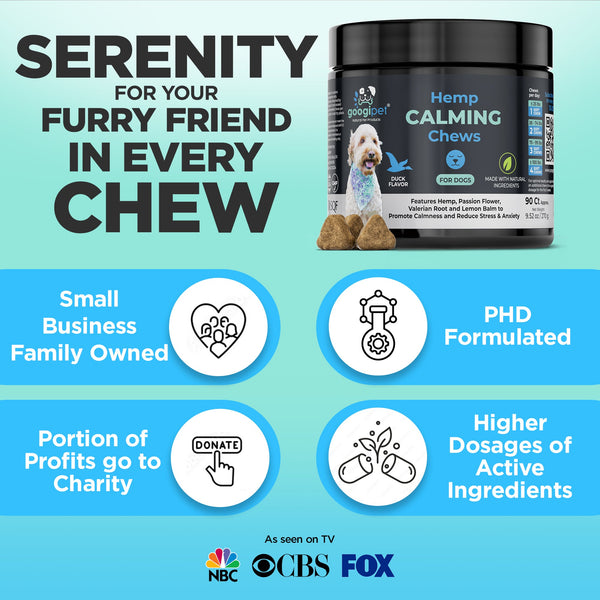Hemp Calming Chews for Dogs - gocyberbiz.com