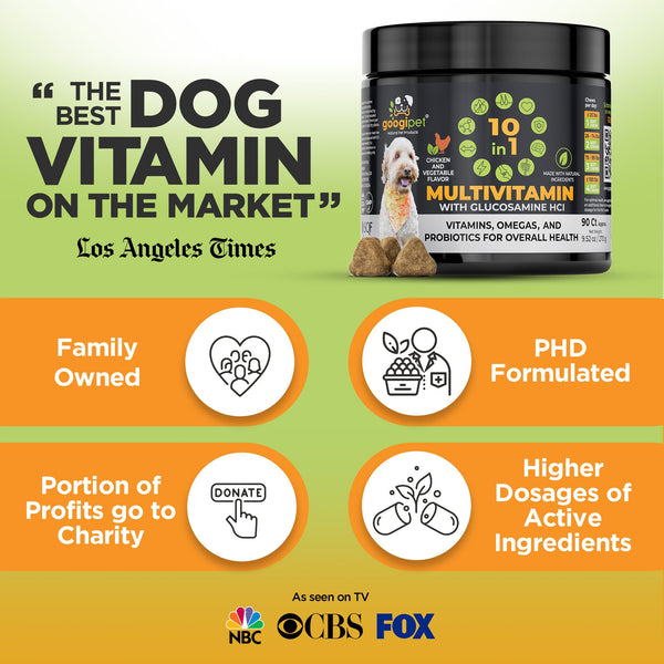 10 in 1 Multivitamin Chews for Dogs (Chicken Flavor) - gocyberbiz.com