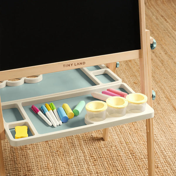 Tiny Land® Magnitales Easel for Kids - Green - gocyberbiz.com