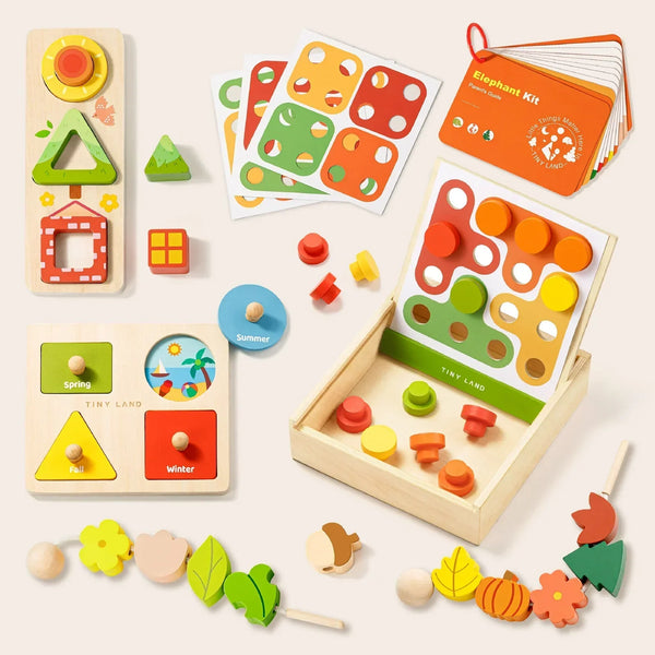 Tiny Land® Montessori Toys for Toddlers (18–24 Months) – Montessori Toys for 2 Year Olds - gocyberbiz.com