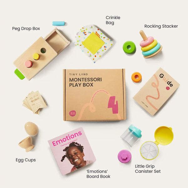 Tiny Land® Montessori Toys for Infants (10–12 Months) - gocyberbiz.com