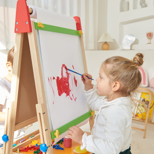 Tiny Land® 3-in-1 Art Easel for Kids - gocyberbiz.com