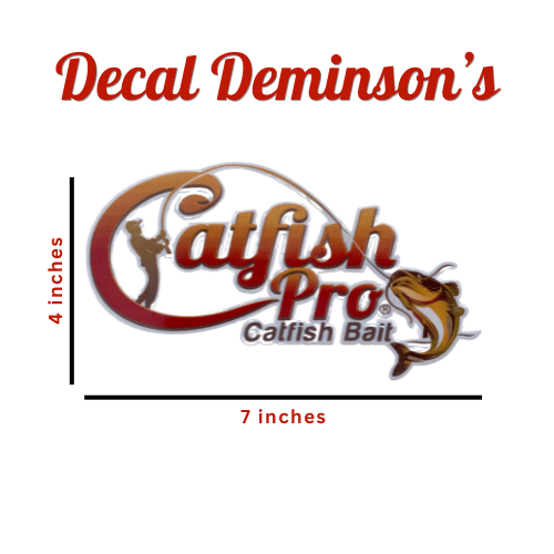 Catfish Pro Logo Car/Boat Decal - gocyberbiz.com