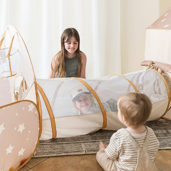 Tiny Land® Discovery 5-in-1 Play Tunnel With no Balls - gocyberbiz.com