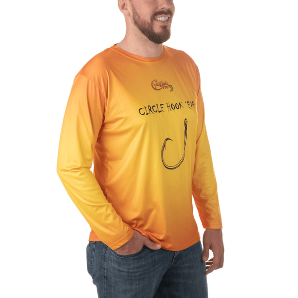 Circle Hook'Em Long Sleeve Fishing Shirt - gocyberbiz.com
