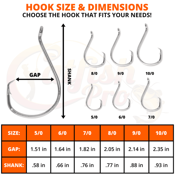 Double Offset Circle Hooks 9/0 - Value Pack - gocyberbiz.com