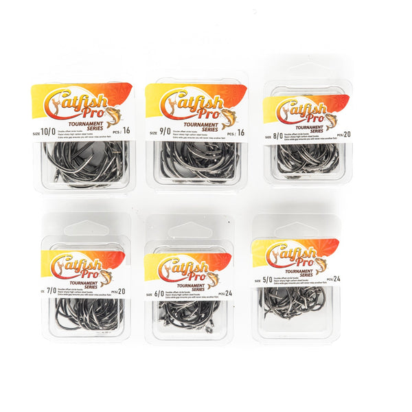 Double Offset Circle Hooks 5/0 - Value Pack - gocyberbiz.com