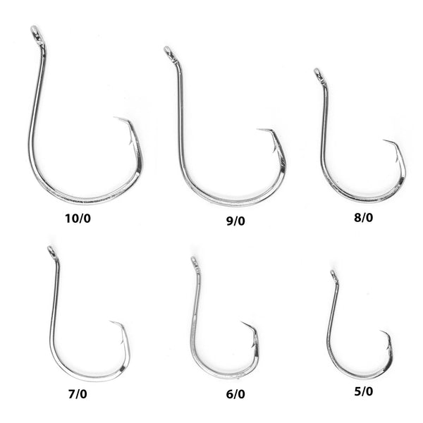Double Offset Circle Hooks 6/0 - Value Pack - gocyberbiz.com