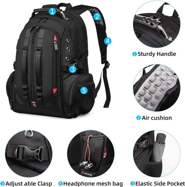 Men’s Oxford Backpack – TSA-Ready Travel Secure Anti-Theft - gocyberbiz.com