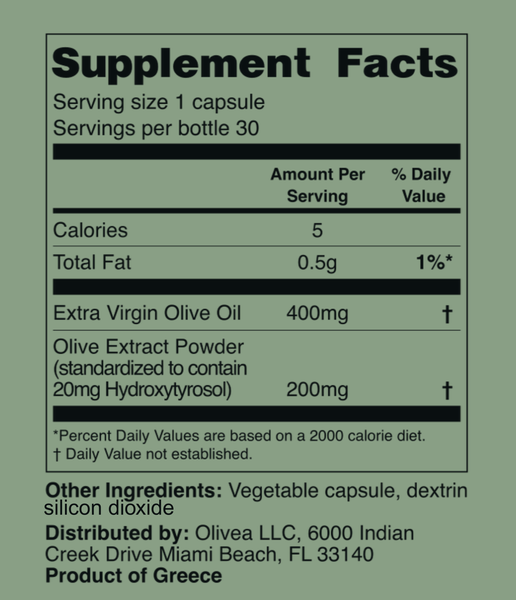 Olivea: Hydroxytyrosol Supplement - gocyberbiz.com