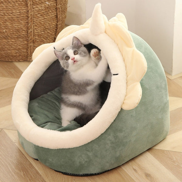 Sweet Cat Bed Warm Pet Basket - gocyberbiz.com