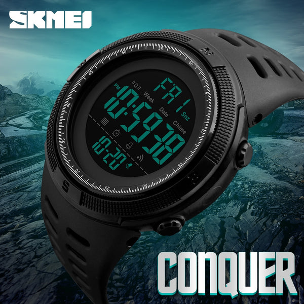 SKMEI Brand Mens Sports Watches Luxury Military Watches For Men - gocyberbiz.com