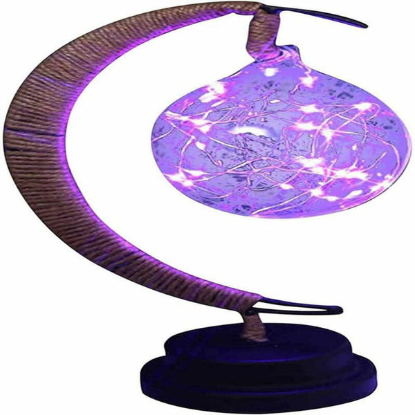 Enchanted Lunar Lamp Hanging  Moon LED  Ball Night Light - gocyberbiz.com