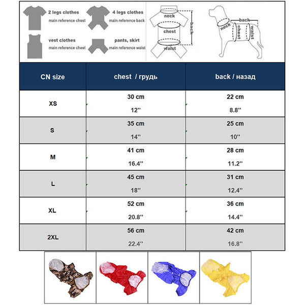 Dog Raincoat - gocyberbiz.com