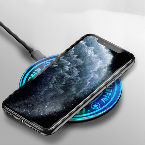 10W Qi Magic Array Wireless Charger For iPhone 12 12ProMax 11 11Pro X 8 Plus XS MAX XR Wireless Charging Pad for Samsung Huawei - gocyberbiz.com