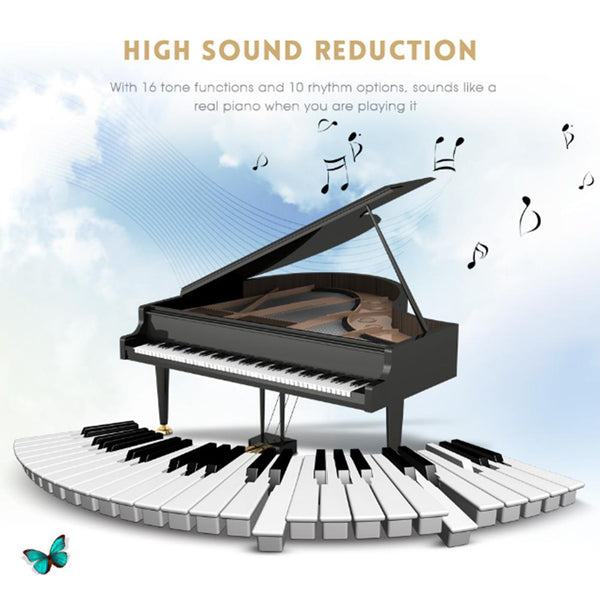 Portable 49-Key Flexible Silicone Roll Up Piano Folding Electronic Keyboard Flexible Silicone Electronic Roll Up Piano - gocyberbiz.com