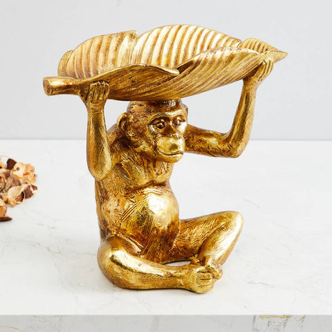 Eternity Monkey with Leaf Platter