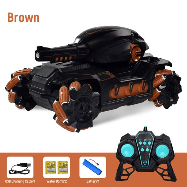 RC Car Big Size 4WD Tank RC Toy Water Bomb Shooting Competitive Gesture Controlled Tank Remote Control Drift Car Adult Kids Toys - gocyberbiz.com