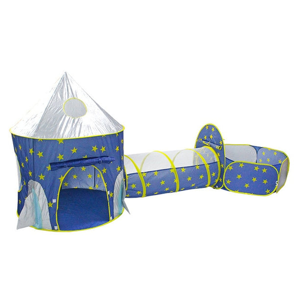Kids Tent House Play Tunnel Crawling Playhouse - gocyberbiz.com