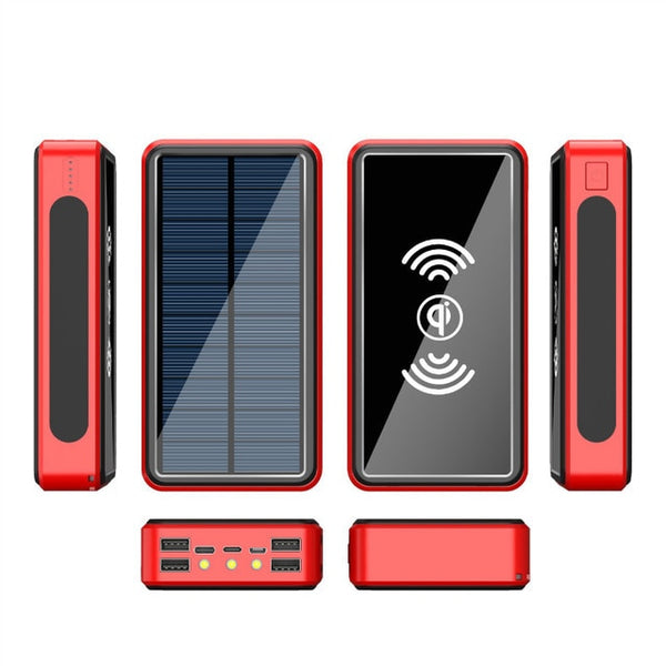 Wireles Solar Power Bank Capacity - gocyberbiz.com