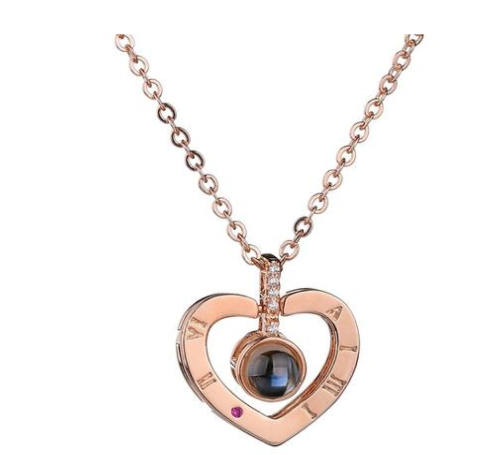 Love projection necklace - gocyberbiz.com
