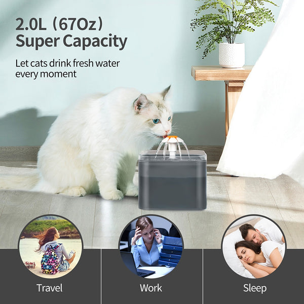 Electric Pet Drinking Fountain - gocyberbiz.com