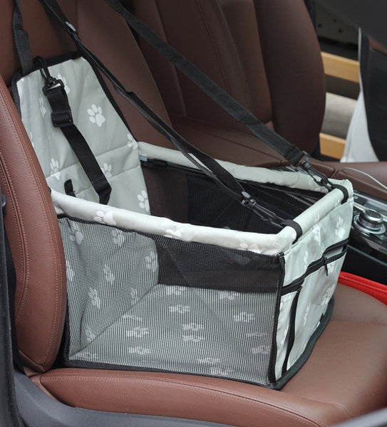 Pet Dog Car Carrier Seat Bag Waterproof Basket Folding Hammock Pet Carriers Bag For Small Cat Dogs Safety Travelling Mesh - gocyberbiz.com