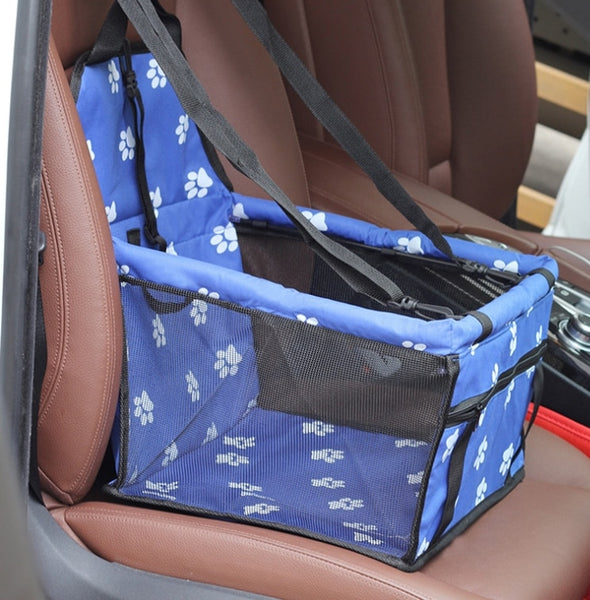 Pet Dog Car Carrier Seat Bag Waterproof Basket Folding Hammock Pet Carriers Bag For Small Cat Dogs Safety Travelling Mesh - gocyberbiz.com