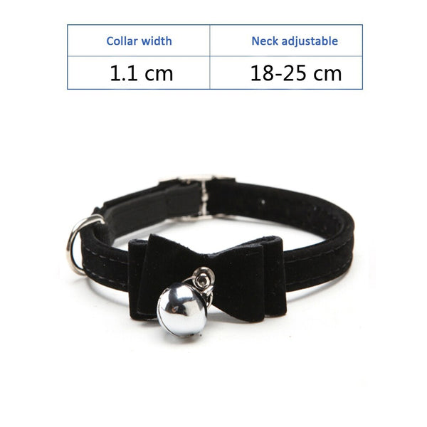 Cat Collar With Bell Collar For Cats Kitten Puppy Leash Collars For Cats Dog Chihuahua Pet Cat Collars Leashes Lead Pet Supplies - gocyberbiz.com
