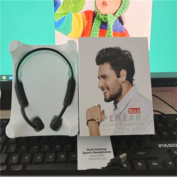 Bone Conduction Headphones Open Ear Audio Headset Waterproof - gocyberbiz.com