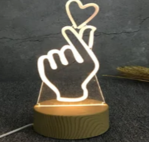 Romantic 3D lamp - gocyberbiz.com