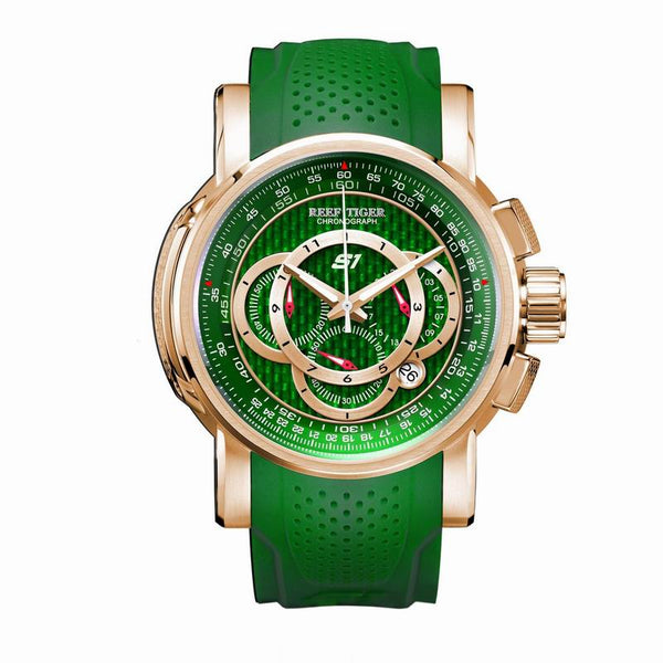 Reef Tiger/RT Designer Sport Rose Gold  Watches for Men - gocyberbiz.com