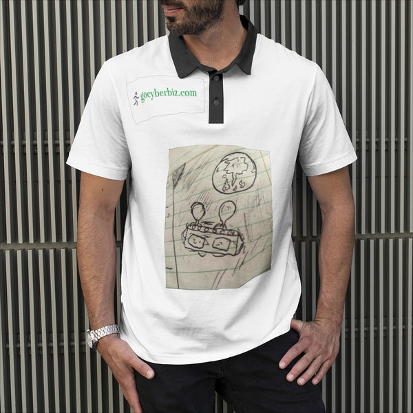 Men's All-Over Print Polo Shirts - gocyberbiz.com