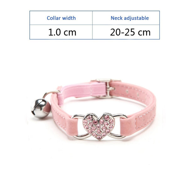 Cat Collar With Bell Collar For Cats Kitten Puppy Leash Collars For Cats Dog Chihuahua Pet Cat Collars Leashes Lead Pet Supplies - gocyberbiz.com